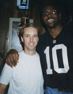 Mark with NBA star Horace Grant